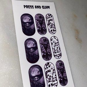 Nightmare Before Christmas Halloween Nail Decals